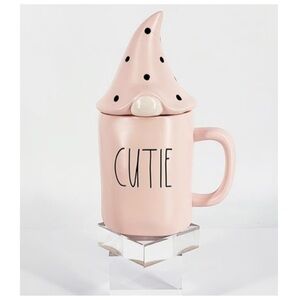 NEW Rae Dunn Pink Cutie Gnome Mug